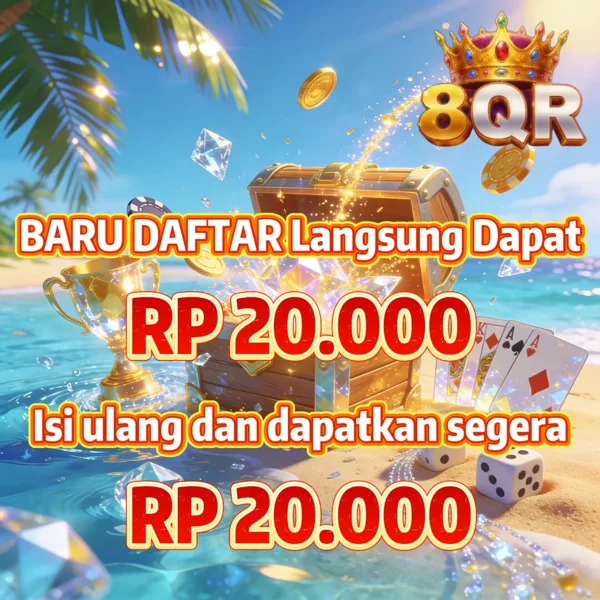 8QR Bonus Member Baru 100%